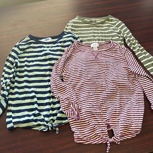 Old navy long sleeve tops , size 6-7